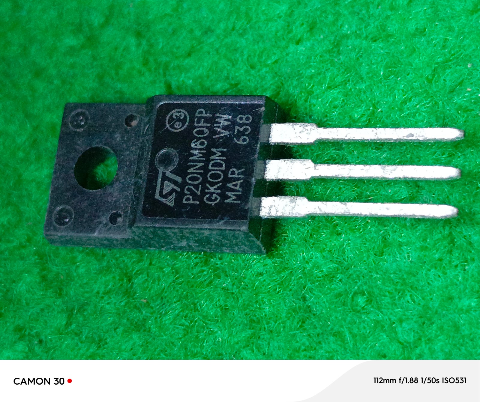 P20NM60FP 20N60 TO-220 mosfet 20A 600V